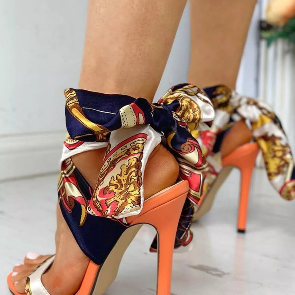 Shopimist open toe stiletto sandals with slim heel and elegant design, perfect for stylish summer footwear.