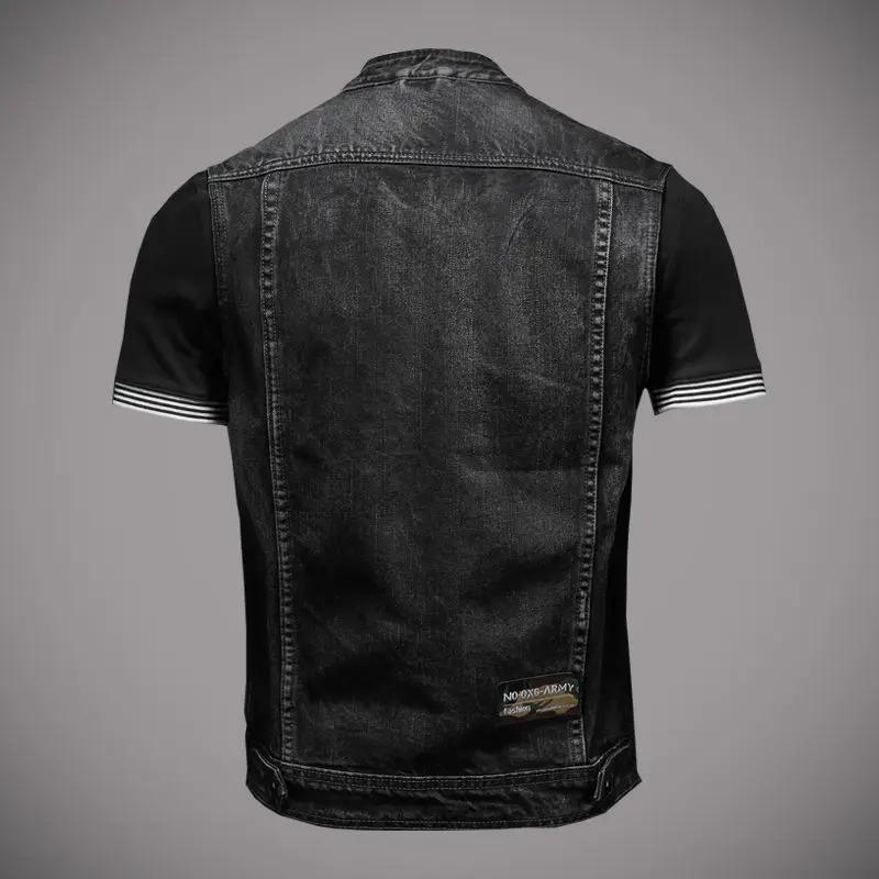 Eprolo men's autumn waistcoat in tan with front pockets, stylish and tailored for fall fashion.