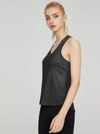 Shopimist breathable quick-drying active tank top, lightweight athletic sleeveless shirt with moisture-wicking fabric for workouts.