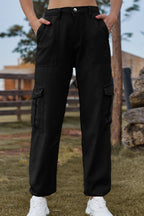 Plush Fashion Shop denim long jeans with front pocket, slim fit style, made from durable blue denim fabric.