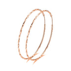 Sterling silver circle endless hoop earrings for women, showcasing smooth, shiny silver hoops perfect as elegant gift jewelry.