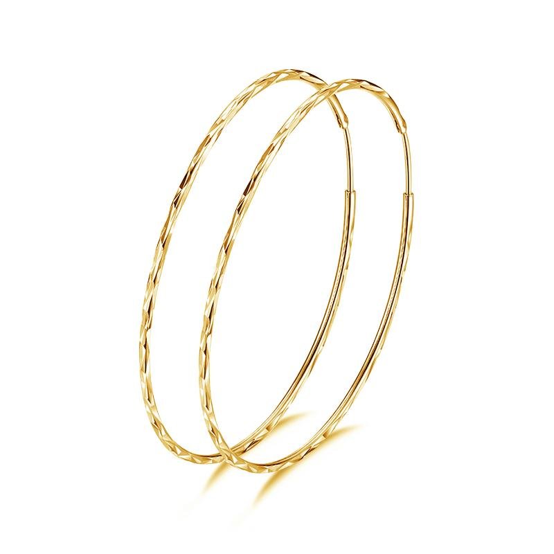 925 Sterling Silver Circle Hoop Earrings for women, elegant endless hoop design, perfect gift from Plush Fashion Hub