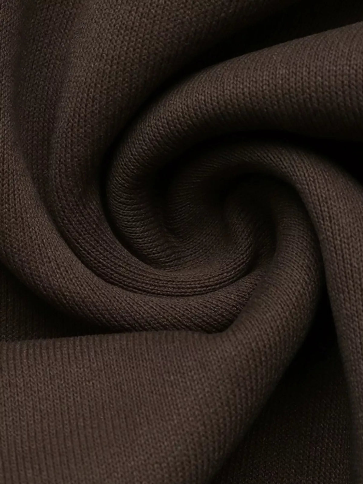 Trendsi polo collar dropped shoulder sweatshirt featuring a relaxed fit, soft fabric, and stylish design on a neutral background.