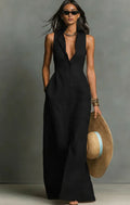 Women's casual polyester midi dress by FitiqueFit, featuring a comfortable, stylish design perfect for everyday wear.