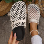 Shopimist round toe buckle sandals with adjustable strap and open-toe design, perfect for casual summer wear.