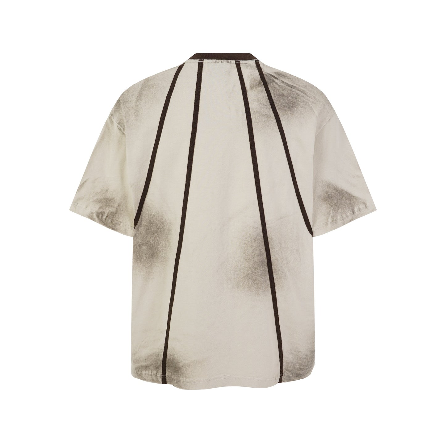 Women’s floral gradient print loose fit cotton T-shirt by Plush Fashion Hub, short sleeve casual top with vibrant floral design.
