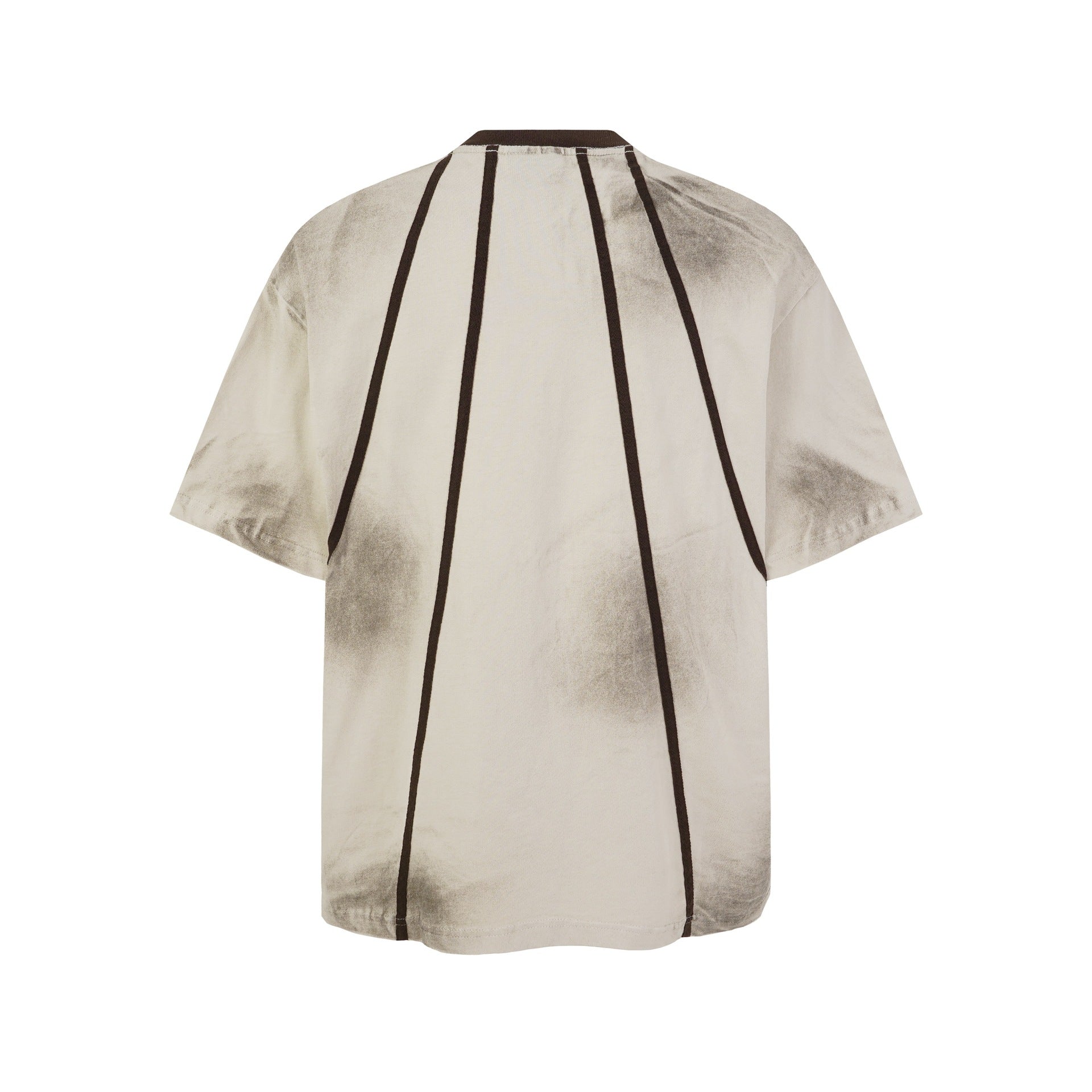 Women's Floral Gradient Print Loose Fit Short Sleeve Cotton T-Shirt