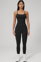 Fitglutes Activewear Rapture tank top and leggings 2-piece set, stylish gymwear with fitted tank top and matching leggings for workouts.