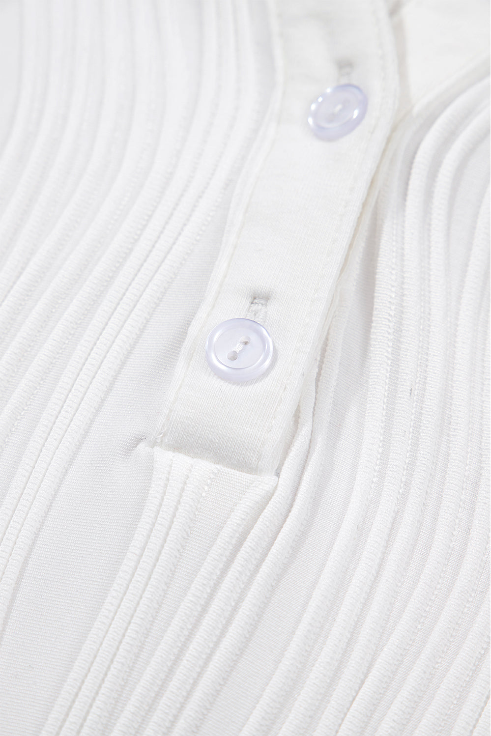 Raina Wavy Textured Tee by Threaded Pear, casual women's tops with a wavy textured fabric and relaxed fit.