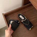 Embroidered Retro Chic Baotou Mules