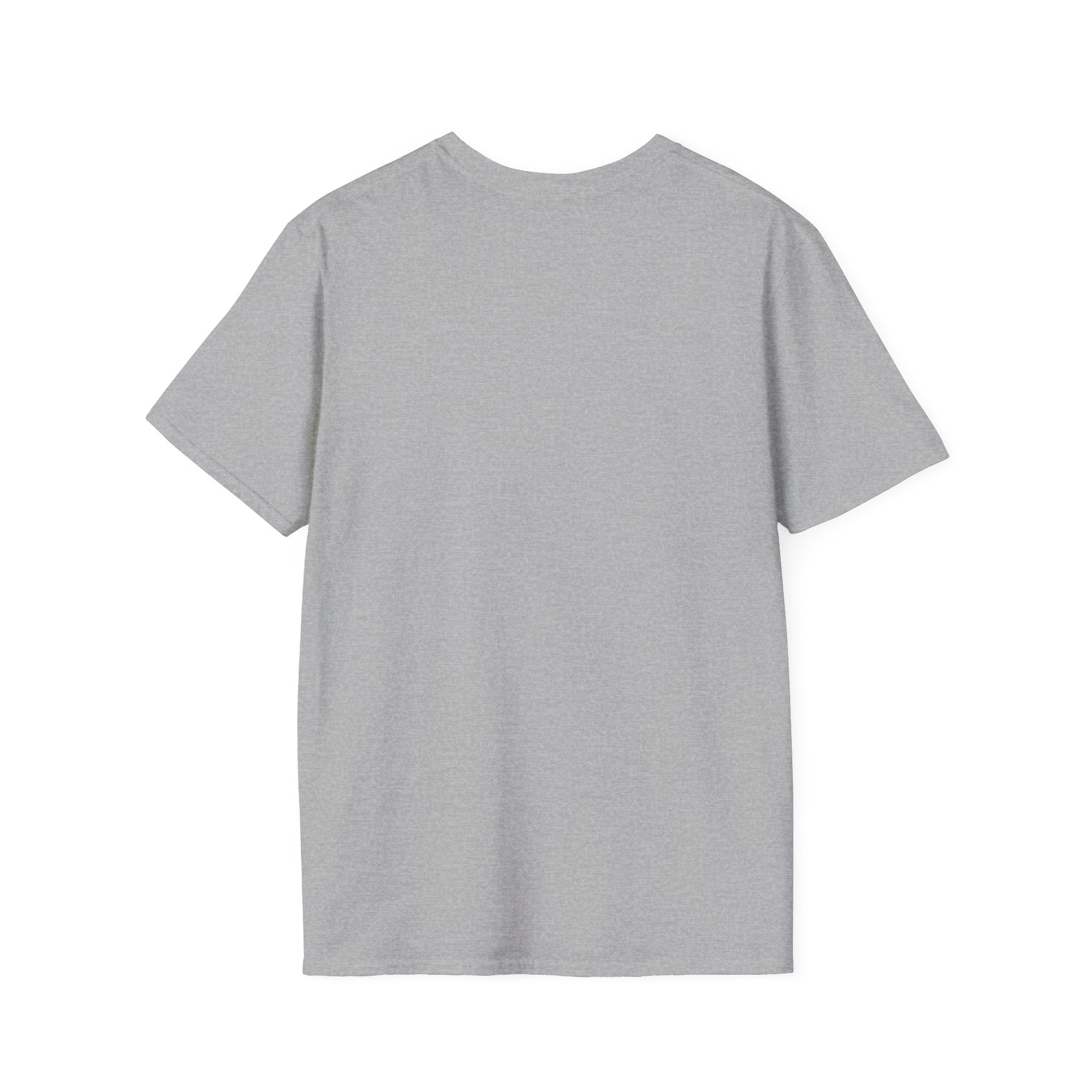 Unisex softstyle T-Shirt by Printify featuring a comfortable fit, casual design, and soft fabric in a solid color.