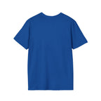 Unisex Softstyle T-Shirt by Printify, showing a comfortable cotton T-shirt with a classic fit and soft fabric in various colors.