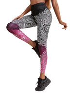 Plus size high-waist compression yoga leggings with pockets from FitiqueFit, black activewear with a comfortable fit and functional design.
