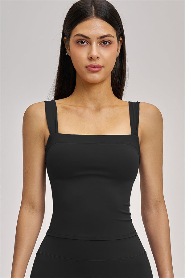 Fitglutes Activewear Swoon Tank Top and Shorts 2-piece set, stylish gymwear with comfortable tank top and matching shorts for workouts.