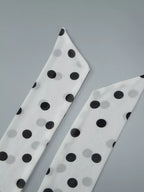 Polka Dot Halter Neck Ruffle Dress