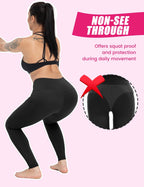 Three pairs of high-waisted cropped yoga pants with slanted pockets from FitiqueFit, shown laid flat on a white background.