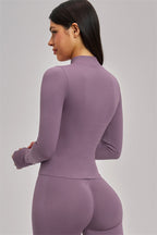 Fitglutes Activewear 3-piece set with a sports bra, jacket, and shorts for workout and gym activities.