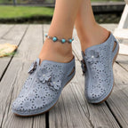 Shopimist floral decor round toe sandals featuring a stylish design with floral accents and comfortable round toe style.