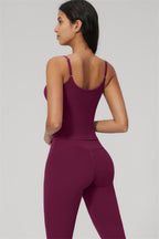 Fitglutes Activewear two-piece set with a tank top and leggings, designed for gym and workout sessions.