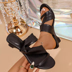 Open toe block heels sandals by Shopimist featuring a stylish design and neutral color, perfect for casual or dressy occasions.