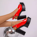 Shopimist open toe block heel sandals with stylish straps, featuring a modern design and chunky heel for comfortable wear.