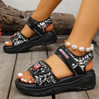 Open toe platform sandals by Shopimist featuring a chunky heel and stylish design, perfect for summer or casual wear.