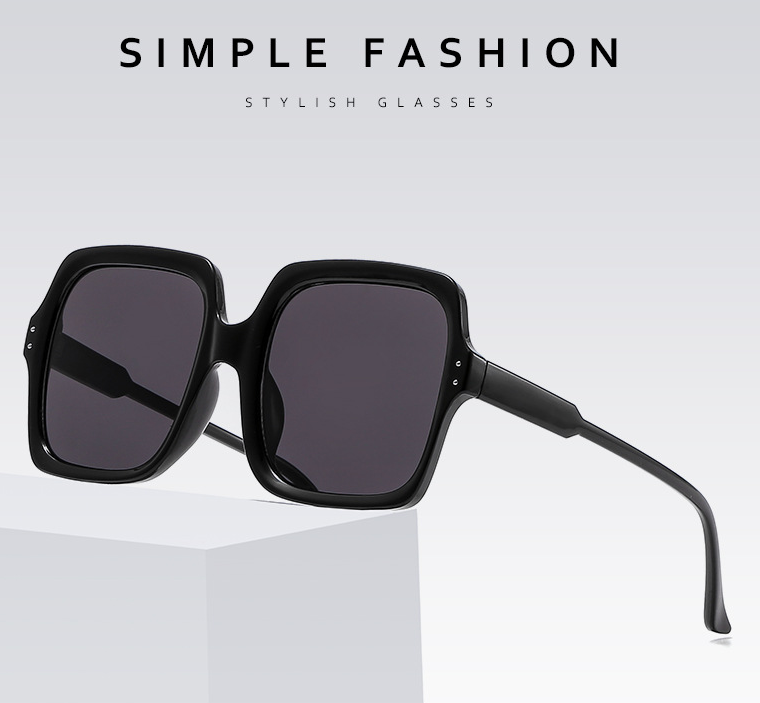 Retro gradient oversized sunglasses for men by FitiqueFit, featuring a stylish design and colorful lenses.