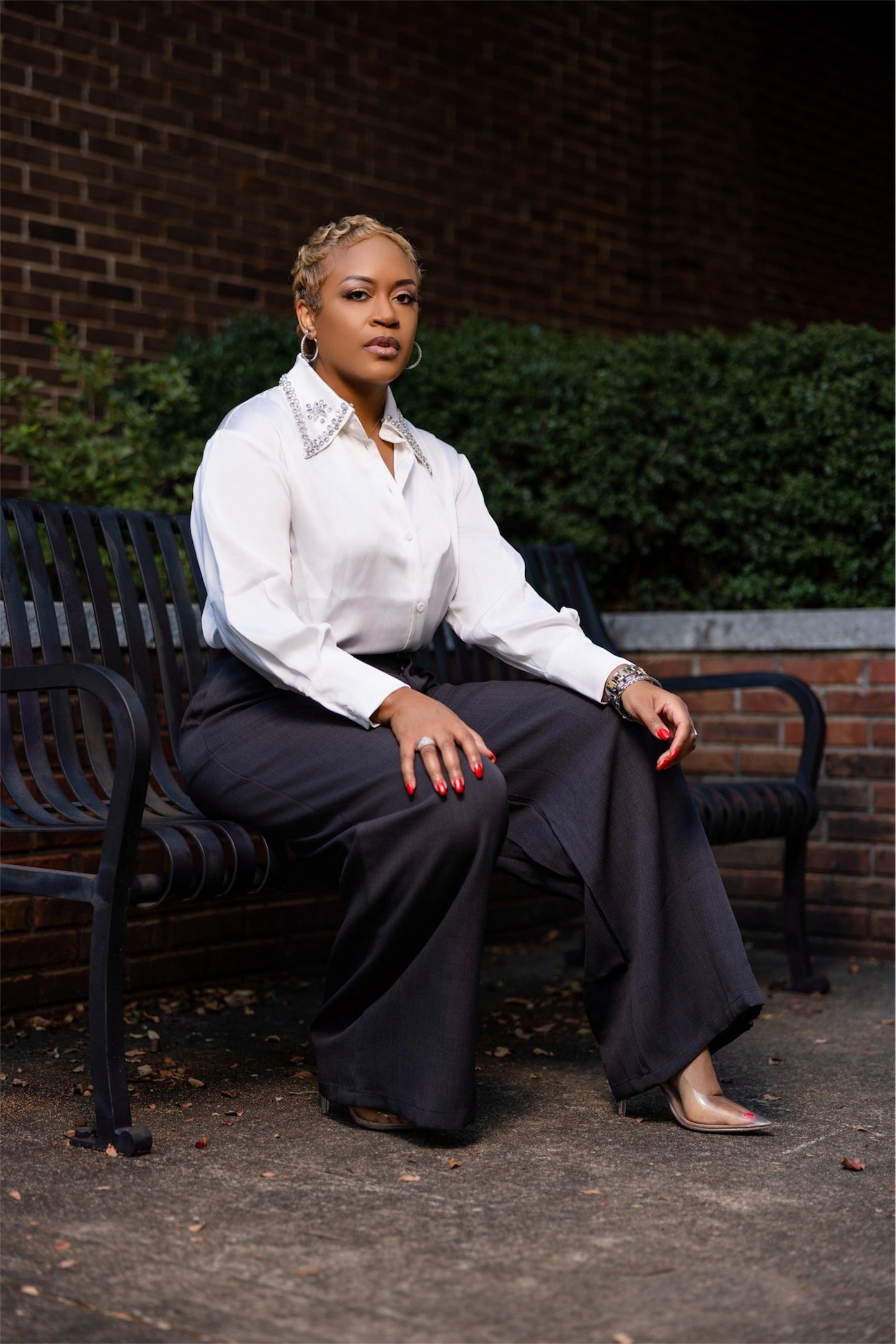 Wide Leg Werk Pants The Bella Noire Store