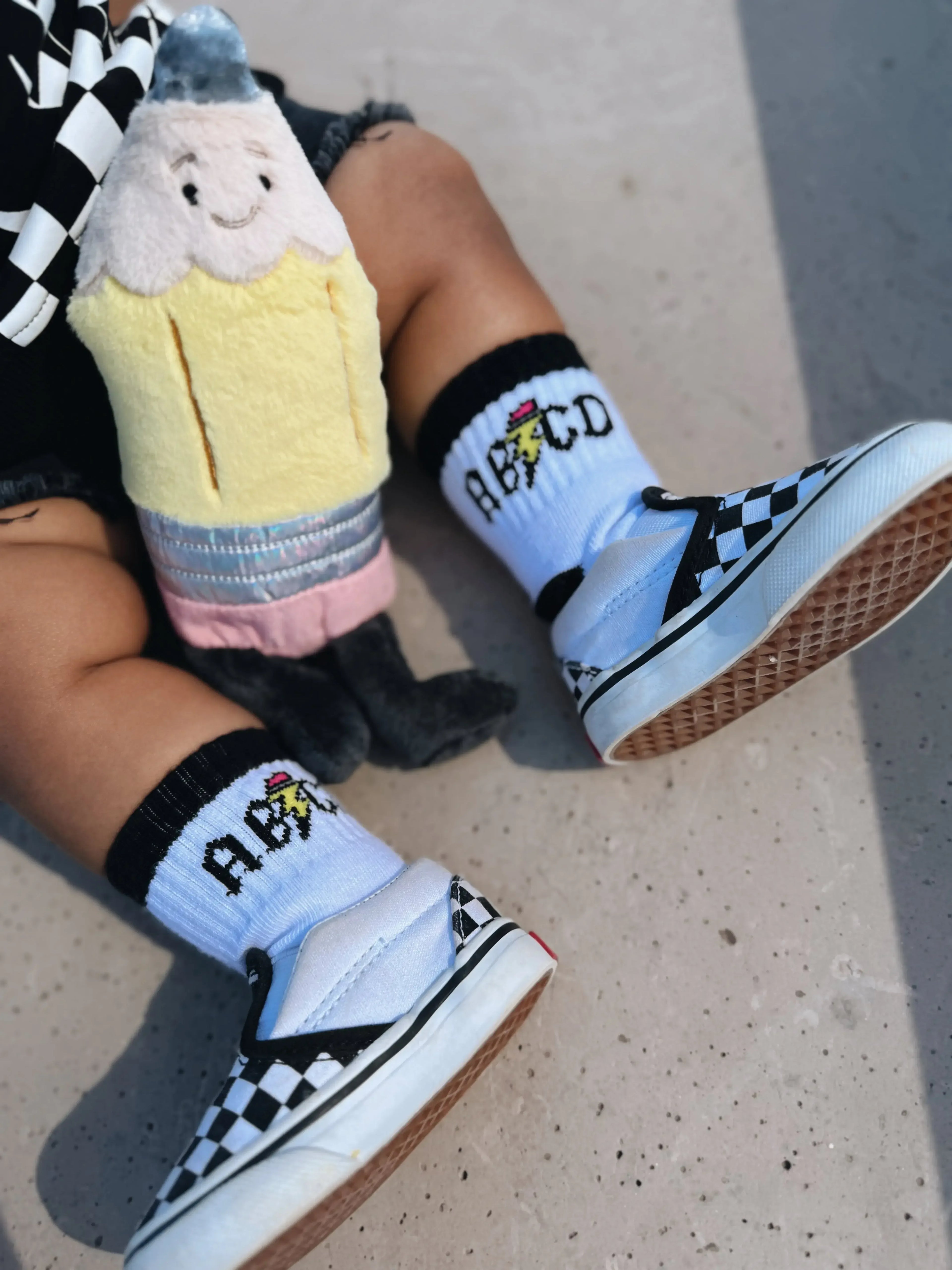 ABCD Sock - Plush Fashion Hub