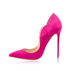 Color-block stiletto heels by eprolo featuring bold, vibrant design and sleek pointed toes, perfect for stylish formal wear.