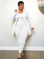 Plus size women's matching two-piece outfit set by Trendy Attic Store01, featuring a stylish coordinated ensemble for women.
