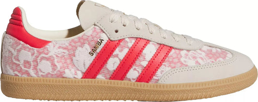 Adidas Samba OG Liberty London Better Scarlet (Women's) - Plush Fashion Hub