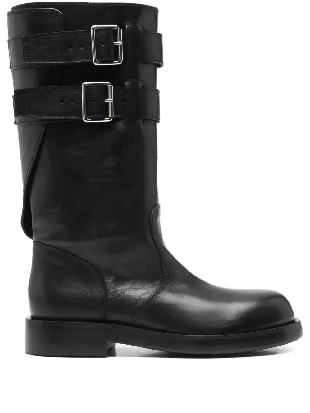 Ann Demeulemeester Women "Osmo" Rounded Boots With Belts - Plush Fashion Hub