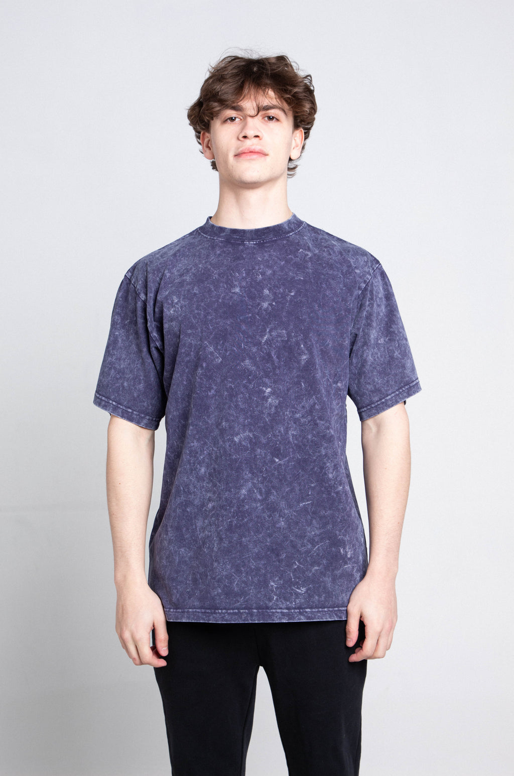 Stone wash heavy T-shirt from Armor Jeans featuring a relaxed fit and classic crew neck style.