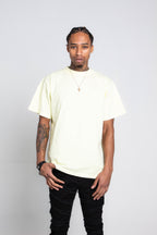 Heavy stone wash AJPT300GM T-shirt by Armor Jeans, featuring a relaxed fit and distressed denim-inspired fabric.