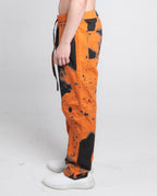 Armor Jeans AJ04L color dye loose jeans pants with a relaxed fit, displayed on a hanger with a washed denim appearance.