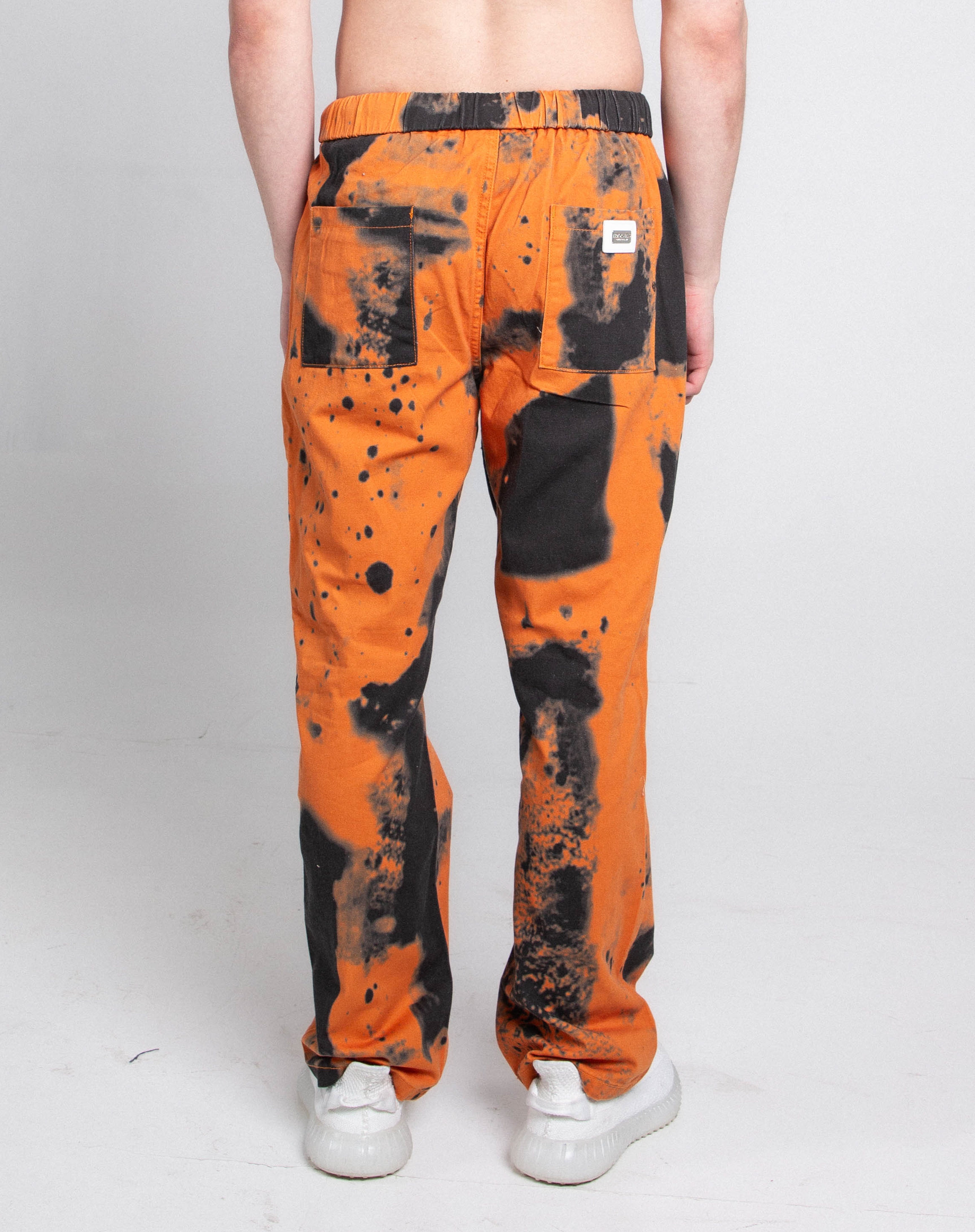 Light blue Armor Jeans AJ04L color dye loose jeans pants with relaxed fit and casual style, shown on a plain background.
