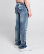 Pair of ARMOR JEANS AJ05C casual skinny distressed jeans with ripped details and a fitted style, shown in a full-length view.