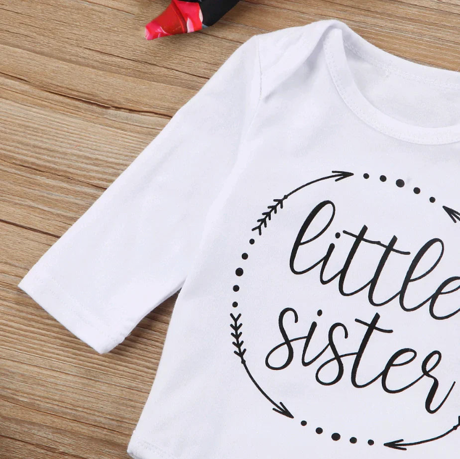 Girls' autumn cotton romper set with headband, featuring a comfortable two-piece design perfect for fall weather.