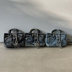 Vintage Denim Pants Platinum Bag Fashion Versatile Handbag Stylish Shoulder Crossbody Bag for Women Trendy Women's Bag