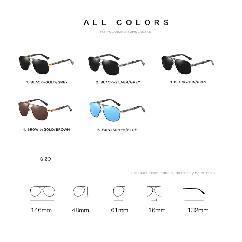Black polarized driving sunglasses for men by Plush Fashion Hub, stylish designer eyewear with UV protection.