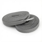 Gray elastic shoelace from Plush Fashion Hub, designed for easy slip-on shoes and secure fit, with a flexible, stretchable design.