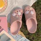 Women’s summer hole sandals by Trendy Attic Store01 featuring open-toe design and casual slip-on style.