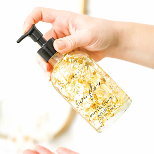 Bare Flower Natural Fragrance Free Body Oil - Best for Sensitive Skin - Plush Fashion Hub