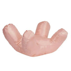 Plush Fashion Hub anti-wrinkle beauty pillow showing ergonomic design for facial support and radiant skin during sleep.
