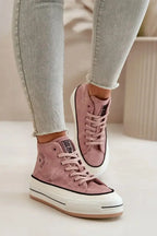 Women's plush suede sneakers by Plush Fashion Hub, casual walking shoes with stylish design and comfortable fit.