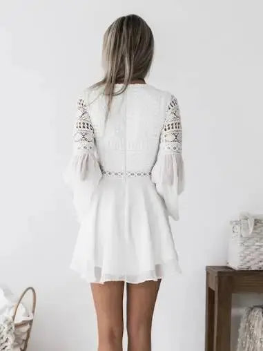 Black Lace Crochet Dress Pretty Little Patriot