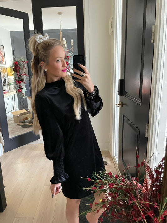 Black Velvet Party Dress Pretty Little Patriot