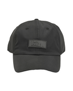 Black waterproof satin-lined dad hat from Plush Fashion Hub, showcasing a stylish, durable hat with a satin interior.