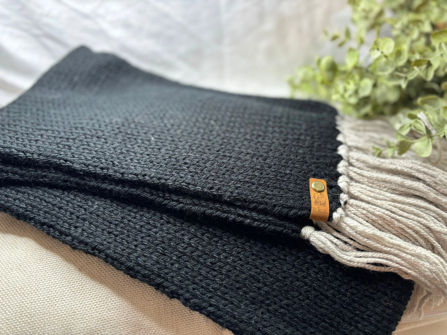 Black scarf - Plush Fashion Hub